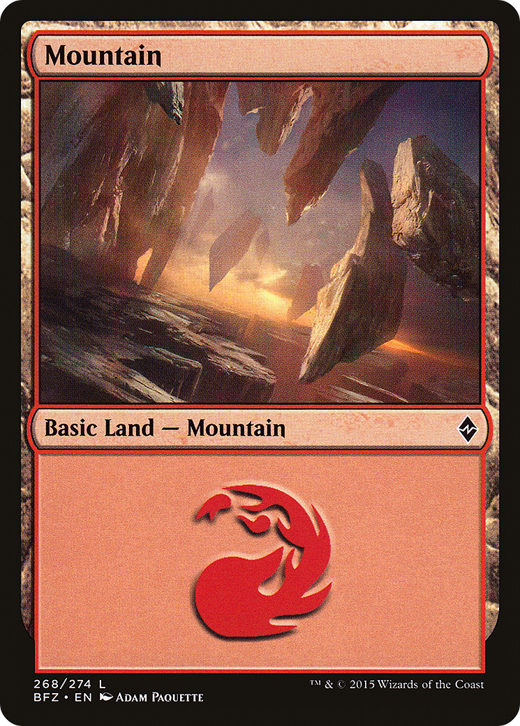 Montagne (BFZ-268A) - Bataille pour Zendikar