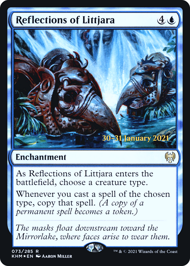 Reflections of Littjara (PRE-73S) - Kaldheim Promos Foil