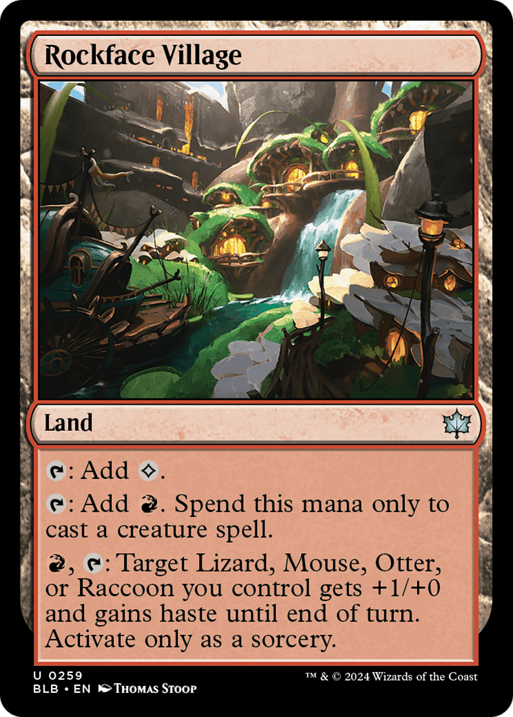 Village Rockface (BLB-259) - Bloomburrow 