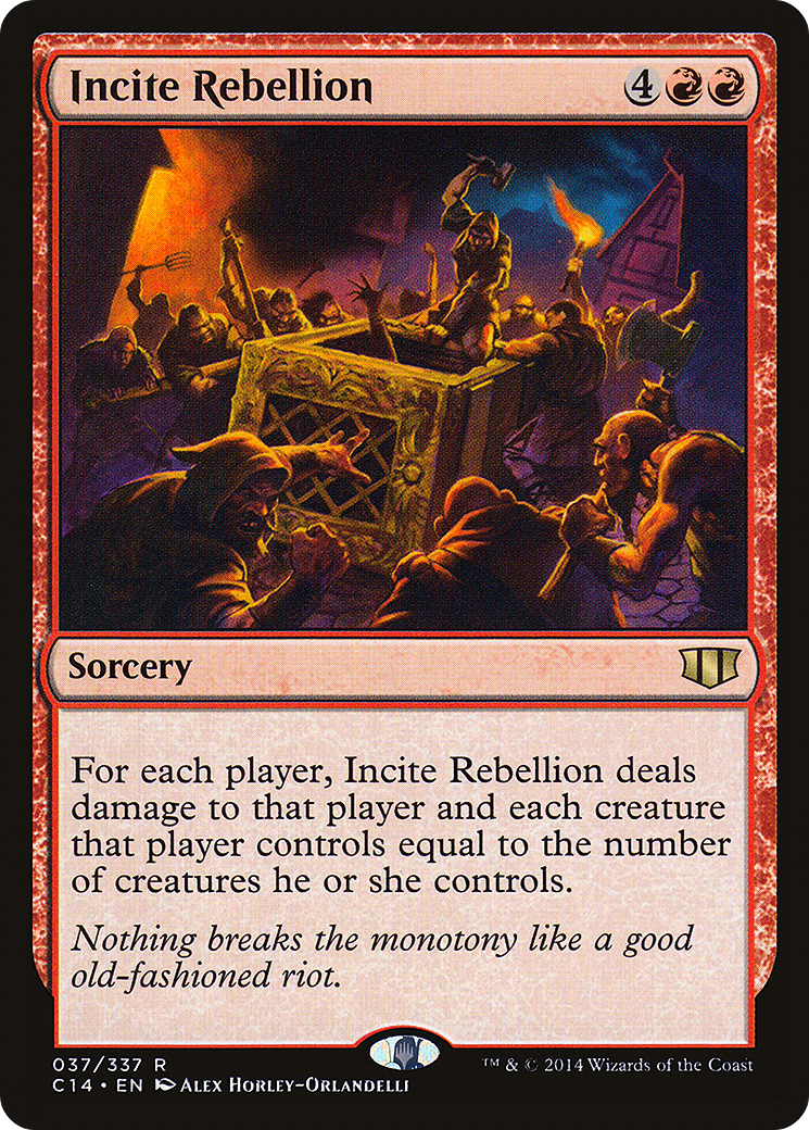 Inciter à la rébellion (C14-037) - Commandant 2014 