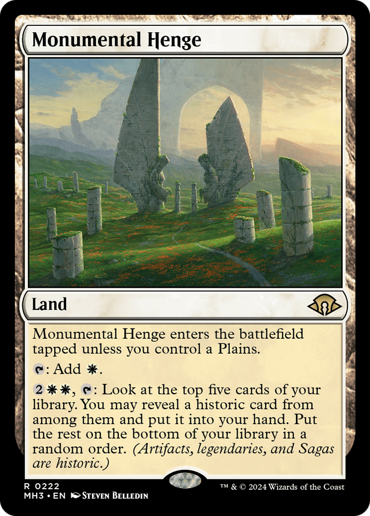 Monumental Henge (MH3-222) - Horizons modernes 3 