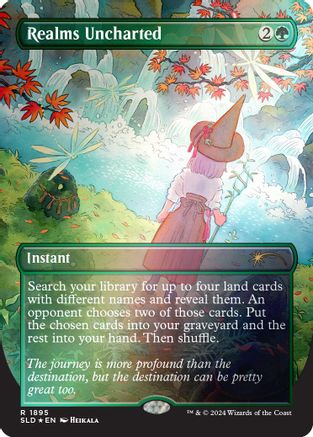 Realms Uncharted (Rainbow Foil) (SLD-1895) - Secret Lair Drop Series Foil
