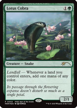 Lotus Cobra (Year of the Snake 2025) (SSP-003) - Standard Showdown Promos Foil