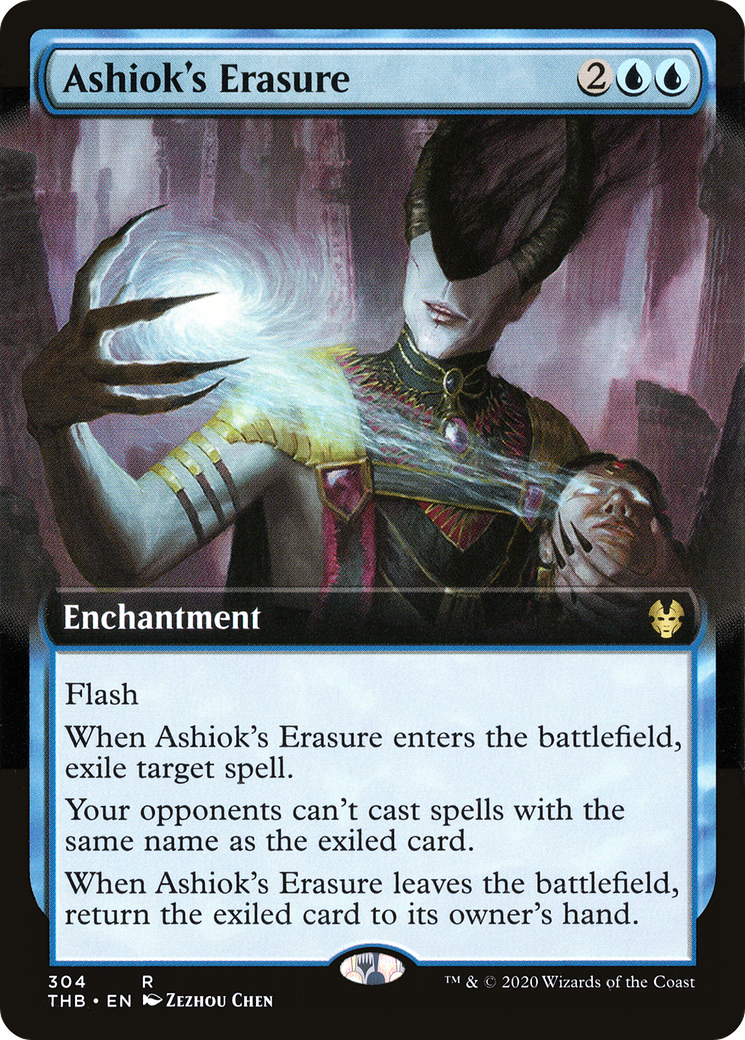 Ashiok's Erasure (Extended Art) (THB-304) - Theros Beyond Death: (Extended Art) Foil