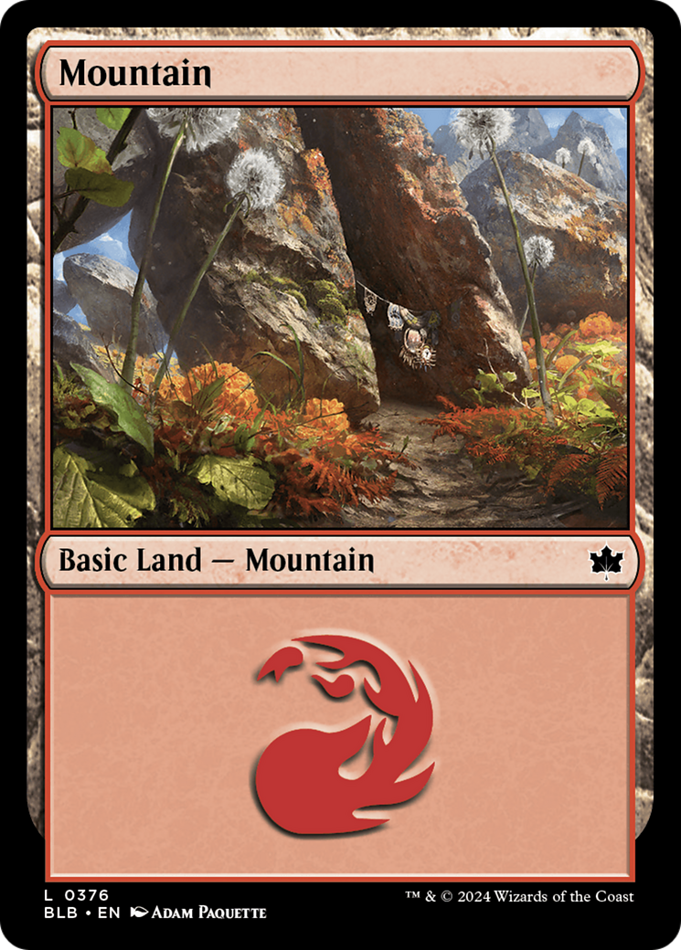Montagne (BLB-376) - Feuille Bloomburrow 