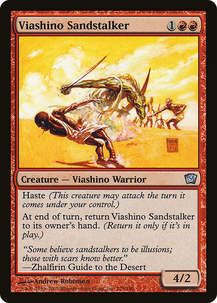 Viashino Sandstalker (9ED-225★) - Ninth Edition Foil