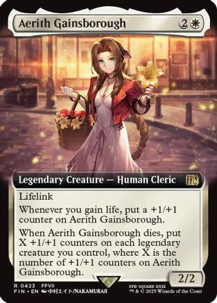 Aerith Gainsborough (Extended Art) (FIN-423) - FINAL FANTASY: (Extended Art) Foil