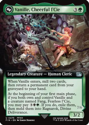 Vanille, Cheerful l'Cie (Extended Art) (FIN-475) - FINAL FANTASY: (Extended Art) Foil