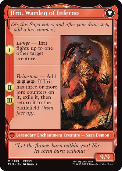 Clive, Ifrit's Dominant (Back)