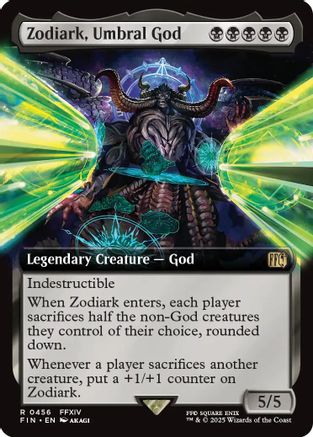 Zodiark, Umbral God (FIN-456) - FINAL FANTASY: (Extended Art) Foil