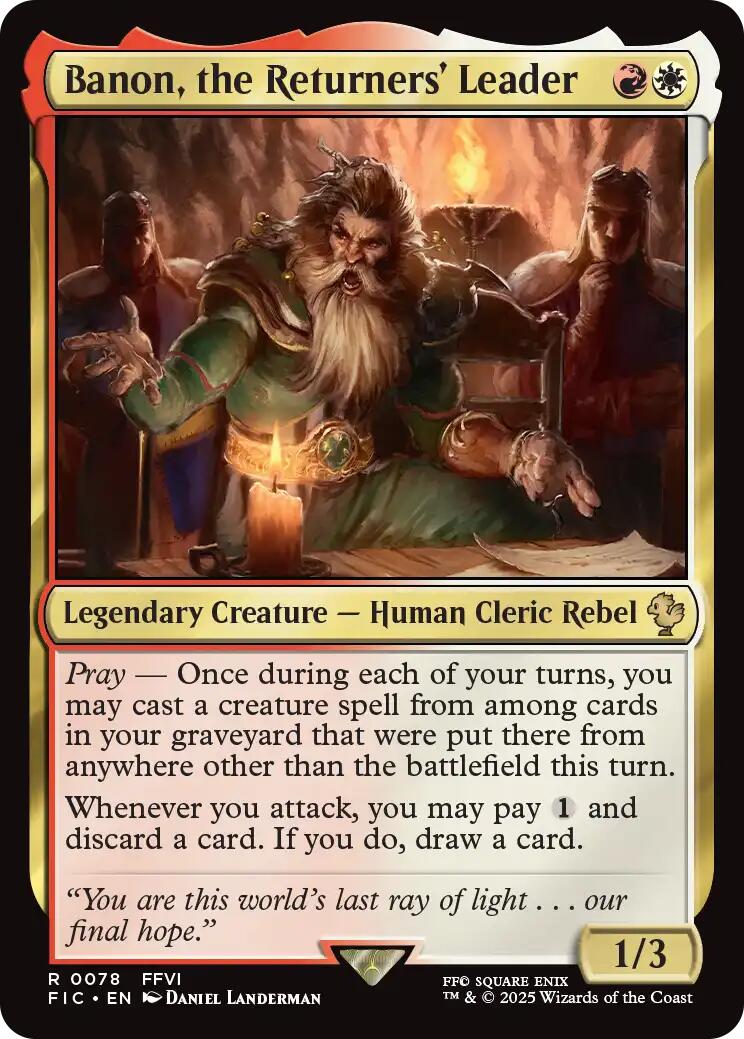 Banon, the Returners' Leader