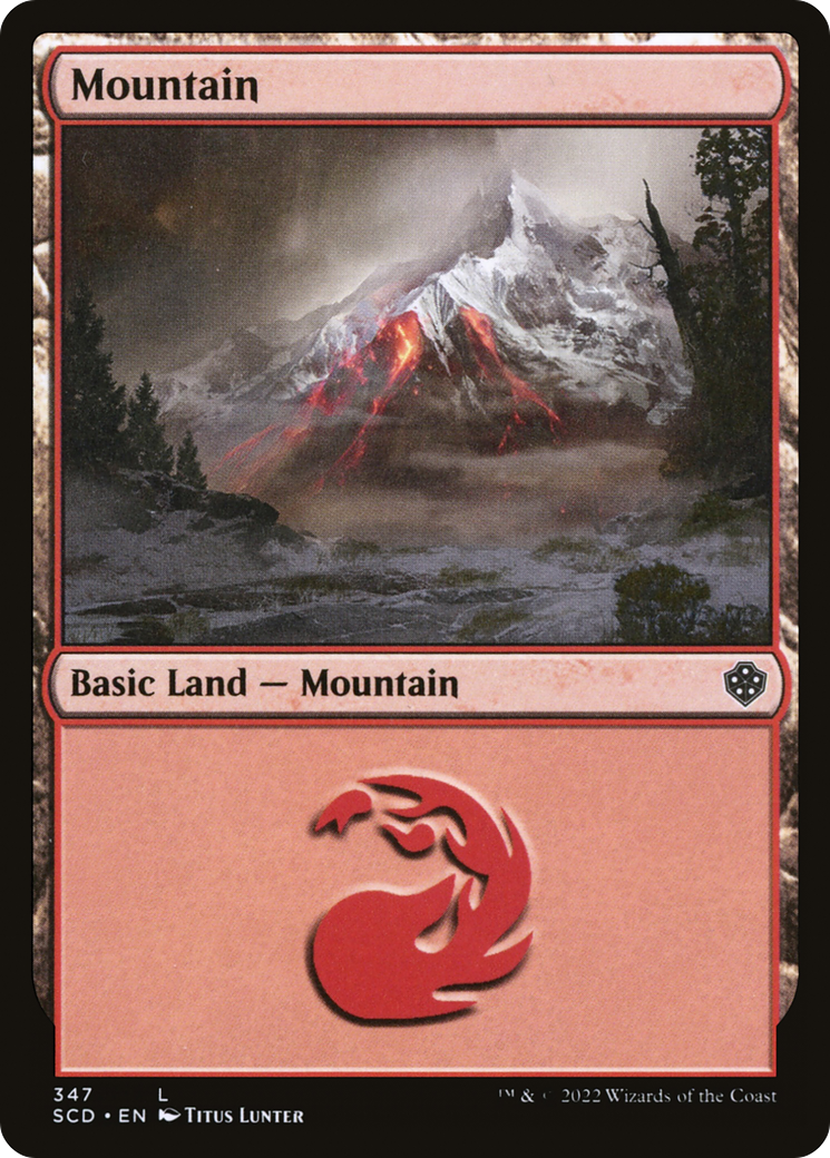 Mountain (347) (SCD-347) - Starter Commander Decks