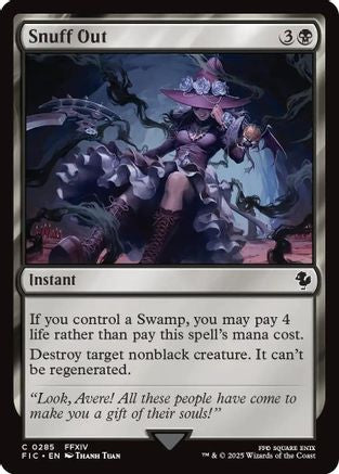 Snuff Out (FIC-285) - Commander: FINAL FANTASY