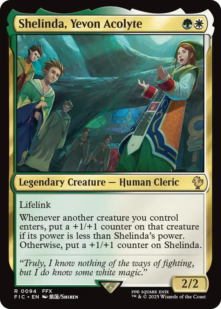 Shelinda, Yevon Acolyte