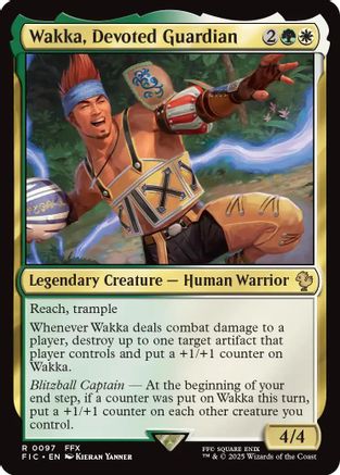 Wakka, Devoted Guardian (FIC-097) - Commander: FINAL FANTASY