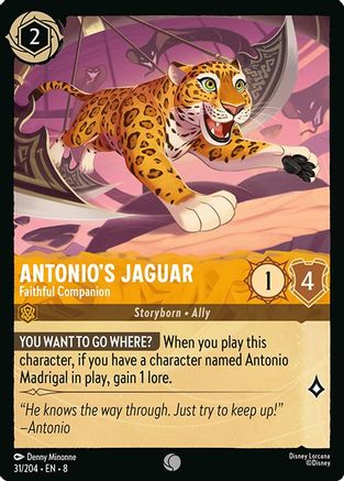 Antonio's Jaguar - Faithful Companion (31/204) - Reign of Jafar