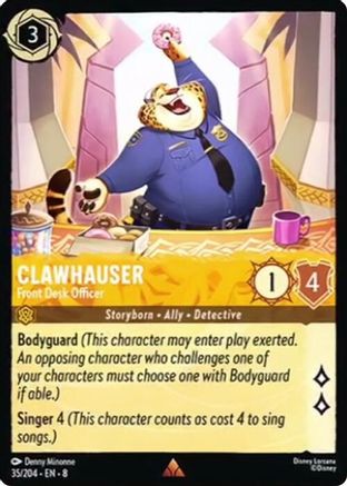 Clawhauser - Front Desk Officer (35/204) - Reign of Jafar