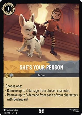 She's Your Person (40/240) - Reign of Jafar Cold Foil