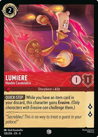 Lumiere - Nimble Candelabra (128/204) - Reign of Jafar Cold Foil