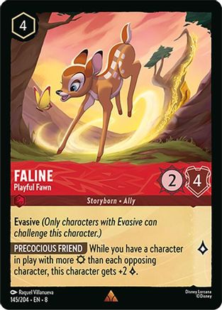 Faline - Playful Fawn (145/204) - Reign of Jafar Cold Foil