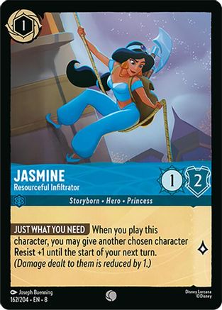 Jasmine - Resourceful Infiltrator (162/204) - Reign of Jafar Cold Foil
