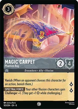 Magic Carpet - Phantom Rug (183/204) - Reign of Jafar Cold Foil