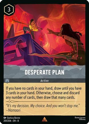 Desperate Plan (201/204) - Reign of Jafar Cold Foil