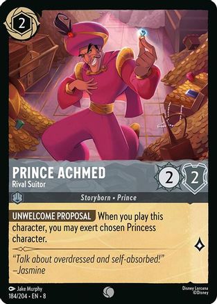 Prince Achmed - Rival Suitor (184/204) - Reign of Jafar