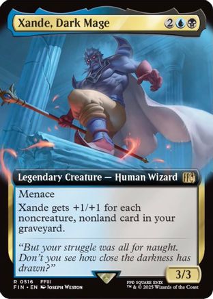 Xande, Dark Mage (FIN-516) - FINAL FANTASY: (Extended Art) Foil