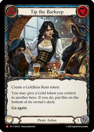 Tip the Barkeep (SEA132) - High Seas Rainbow Foil