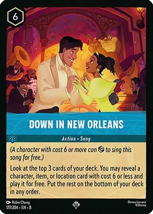 Down in New Orleans (177/204) - Reign of Jafar Cold Foil