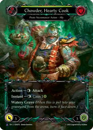 Chowder, Hearty Cook (Marvel) (SEA075) - High Seas Cold Foil