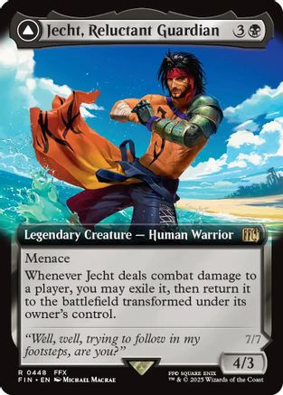 Jecht, Reluctant Guardian // Braska's Final Aeon (FIN-448) - FINAL FANTASY: (enchantment, Extended Art)