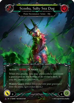 Scooba, Salty Sea Dog (Marvel) (SEA061) - High Seas Cold Foil