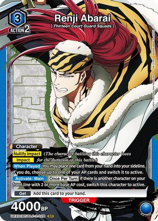 Renji Abarai (028) (UEX01BT/BLC-2-028) - UEX01BT BLEACH ThousandYear Blood War Vol2 Foil