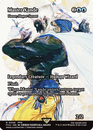 Master Xande - Venser, Shaper Savant (Showcase) (FCA-006) - FINAL FANTASY: Through the Ages / Master Xande (Borderless) Foil