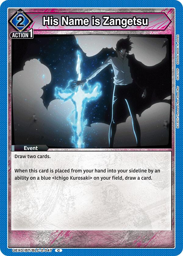 His Name is Zangetsu