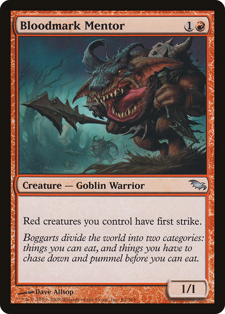 Bloodmark Mentor (SHM-083) - Shadowmoor Foil