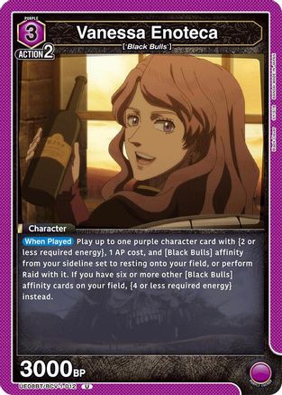 Vanessa Enoteca (012) (UE08BT/BCV-1-012) - UE08BT Black Clover