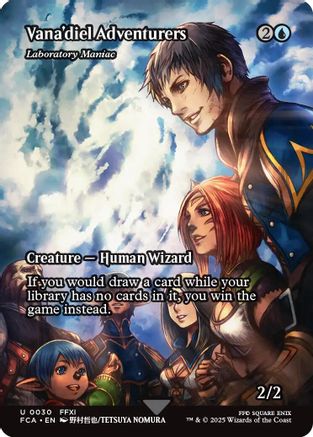 Vana'diel Adventurers - Laboratory Maniac (Showcase) (FCA-030) - FINAL FANTASY: Through the Ages / Vana'diel Adventurers (Borderless) Foil