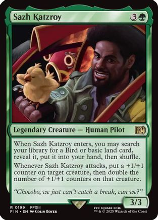 Sazh Katzroy (FIN-199) - FINAL FANTASY Foil
