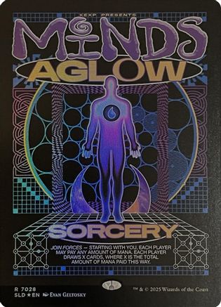 Minds Aglow (Rainbow Foil) (SLD-7028) - Secret Lair Drop Series Foil