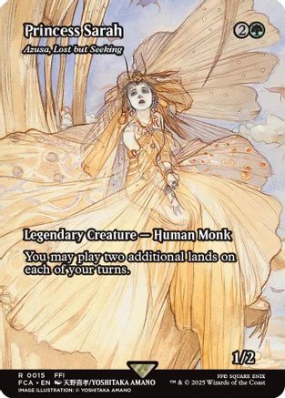 Princess Sarah - Azusa, Lost but Seeking (Showcase) (FCA-015) - FINAL FANTASY: Through the Ages Foil