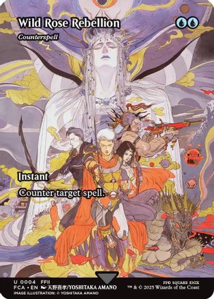 Wild Rose Rebellion - Counterspell (Showcase) (FCA-004) - FINAL FANTASY: Through the Ages Foil