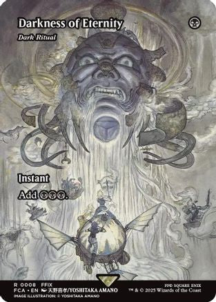 Darkness of Eternity - Dark Ritual (Showcase) (FCA-008) - FINAL FANTASY: Through the Ages / Darkness of Eternity (Borderless) Foil