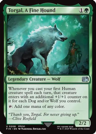 Torgal, A Fine Hound (FIN-208) - FINAL FANTASY