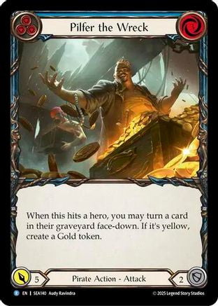 Pilfer the Wreck (Blue) (SEA140) - High Seas Rainbow Foil