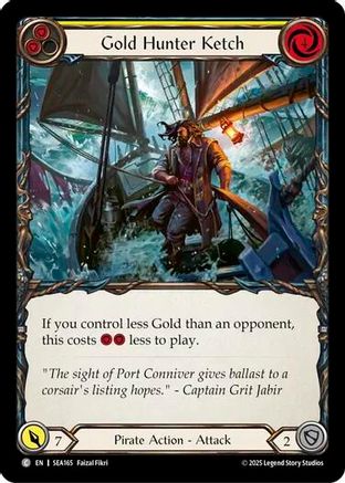 Gold Hunter Ketch (SEA165) - High Seas Rainbow Foil