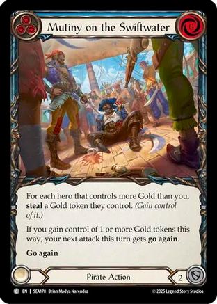 Mutiny on the Swiftwater (SEA178) - High Seas Rainbow Foil