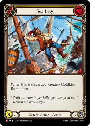 Sea Legs (SEA187) - High Seas Rainbow Foil